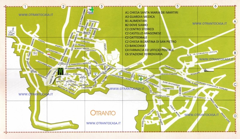 cartina di Otranto